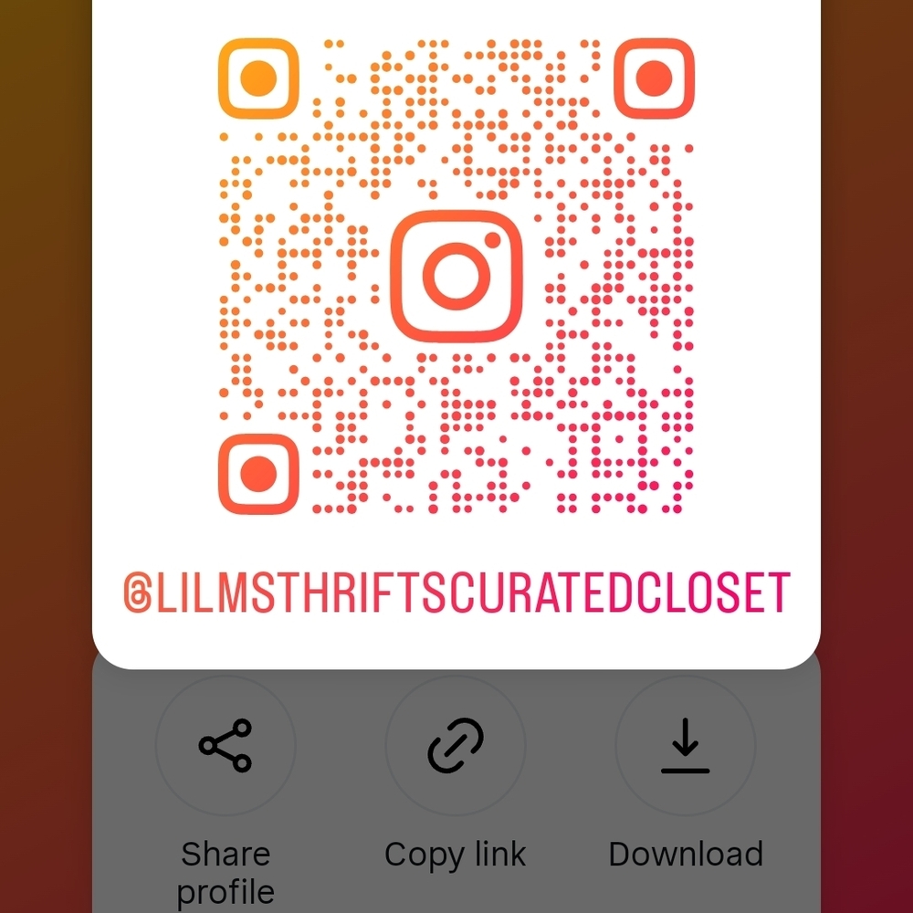 Instagram QR Code Poster Come Follow Me